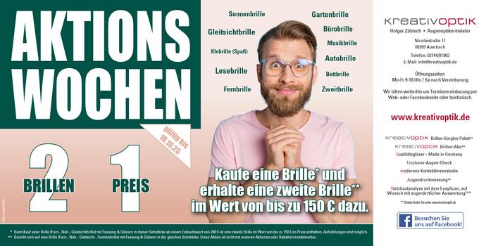 2 Brillen- 1 Preis!