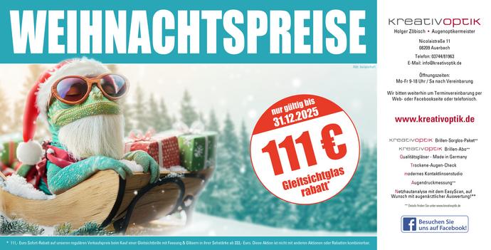 Gleitsichtglasrabatt